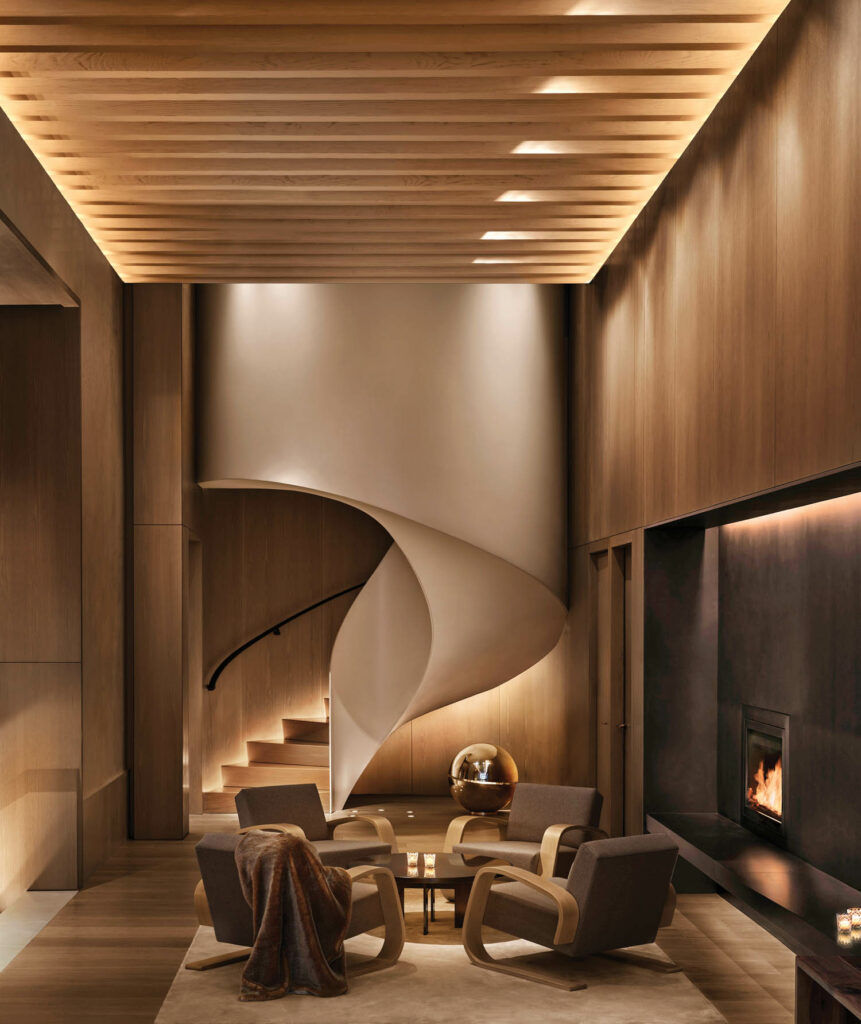 The lobby at the New York Edition hotel