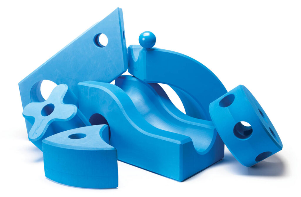 Imagination Playground Blocks in cross-linked polyethylene foam