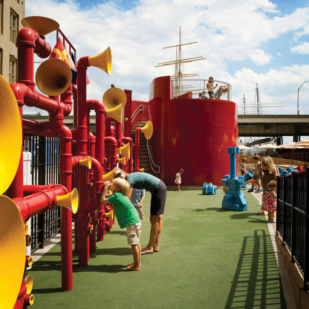 Imagination Playground at Burling Slip, a 2010 project that helped revitalize downtown Manhattan after 9/11
