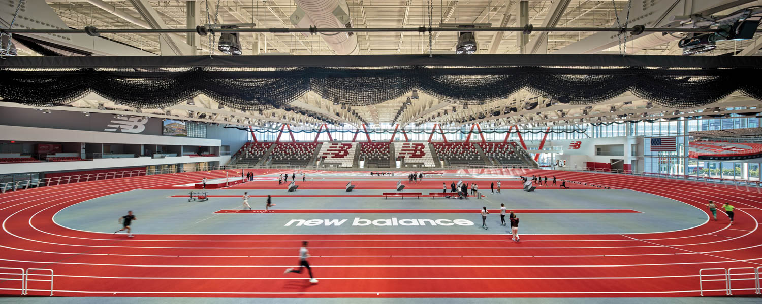 view of the New Balance race track