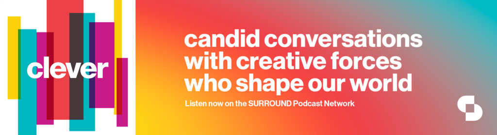 Clever Logo for SURROUND podcast